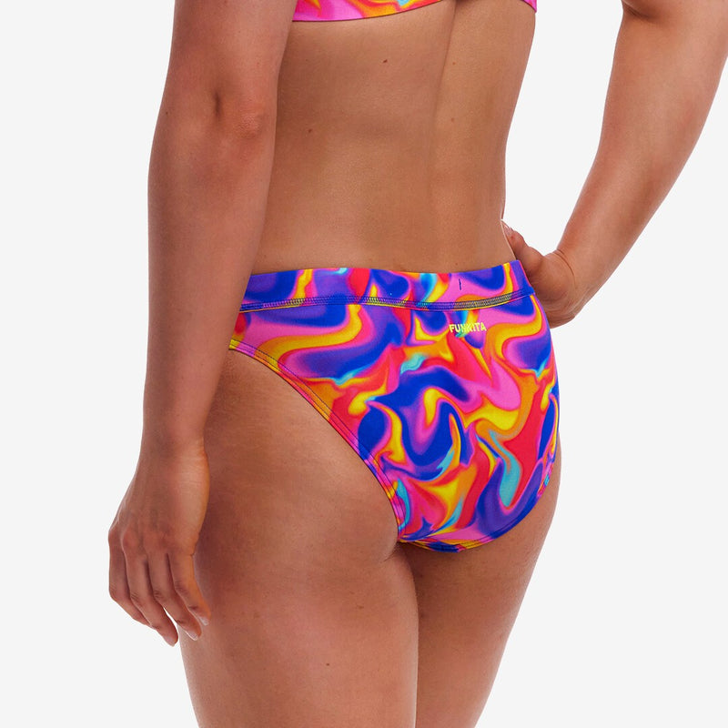 Load image into Gallery viewer, Ladies Sports Brief - Summer Swirl
