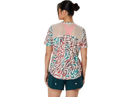 Road All Over Print SS Top Dames