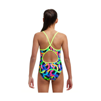 Funkita - Girls Diamond Back One Piece - Got Worms