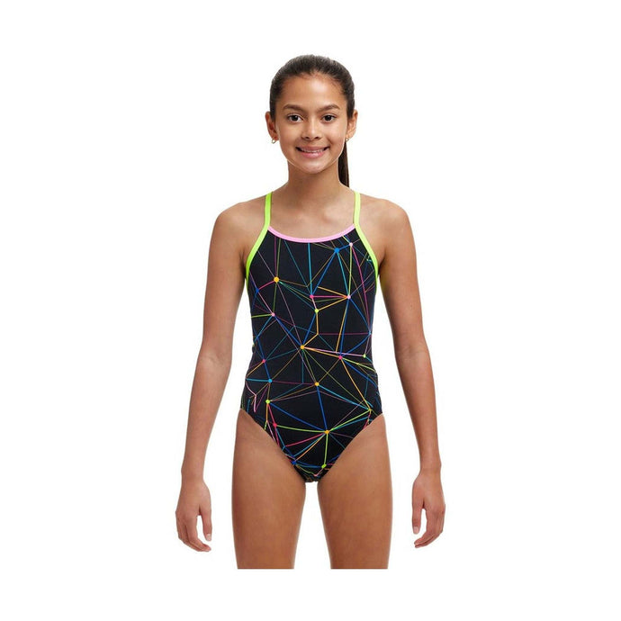 Girls Diamond Back One Piece - Star Sign
