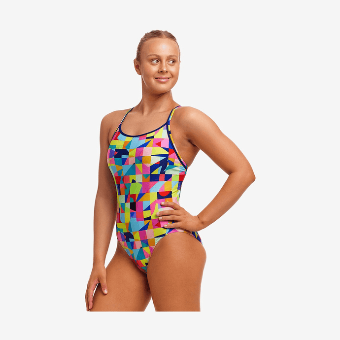 Funkita - Ladies Diamond Back One Piece - On The Grid