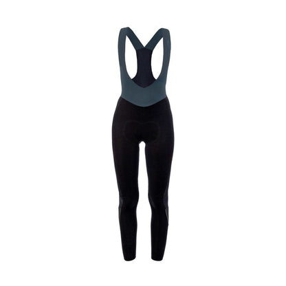 Q36.5 - Long Salopette L1 with insert Dames - Black