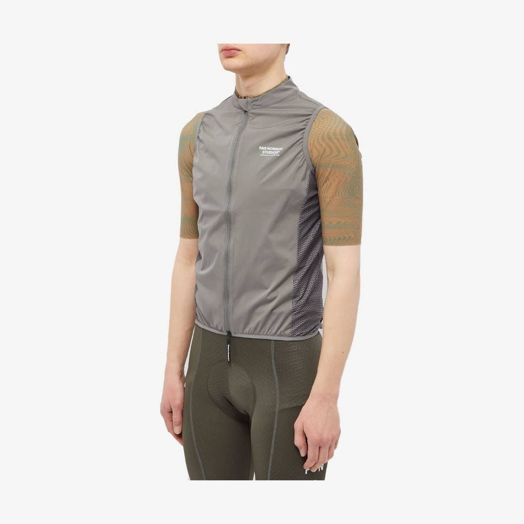 Pas Normal Studios - Mechanism Stow Away Gilet - Medium Grey