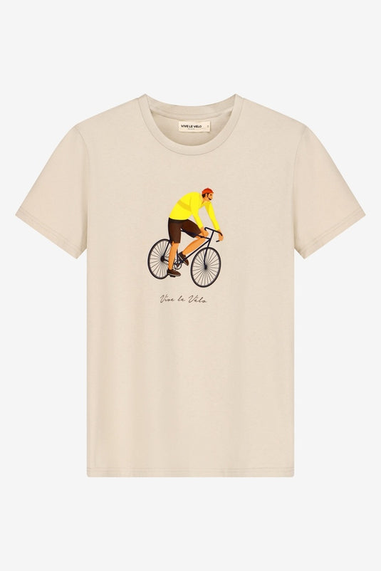 Yellow Jersey retro cyclist