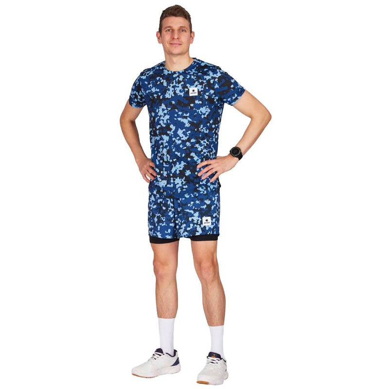Load image into Gallery viewer, Combat T-shirt Camo Blue
